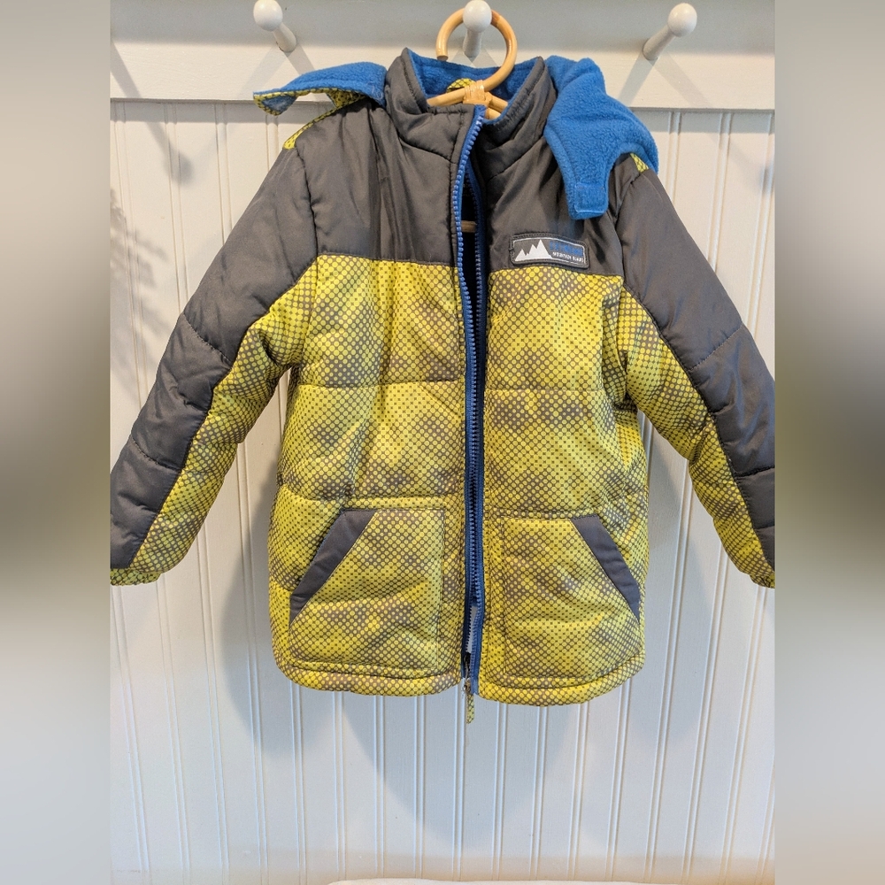 Yellow and Gray IXtreme Puffer Jacket